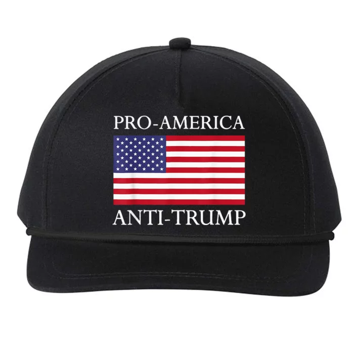 Proamerica Antitrump American Usa Flag Resist Snapback Five-Panel Rope Hat