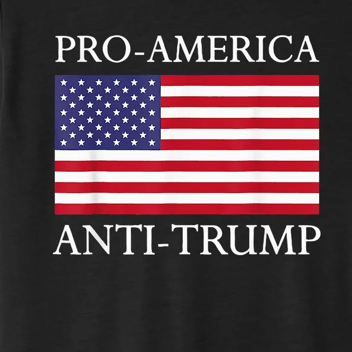 Proamerica Antitrump American Usa Flag Resist ChromaSoft Performance T-Shirt