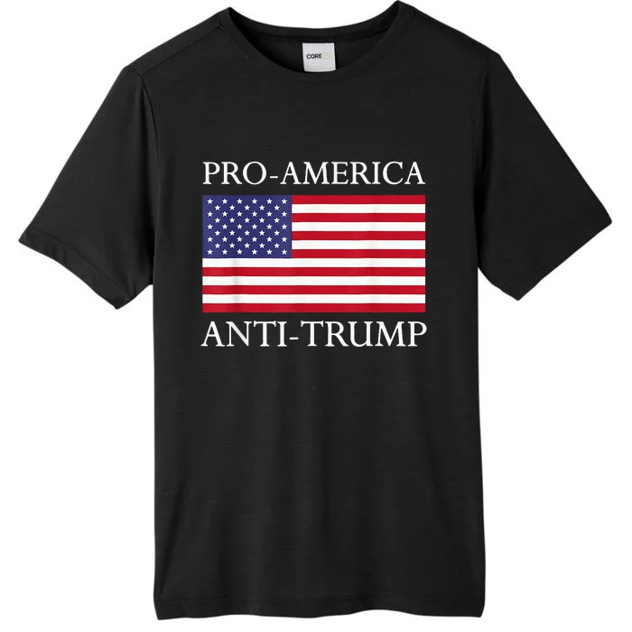 Proamerica Antitrump American Usa Flag Resist ChromaSoft Performance T-Shirt