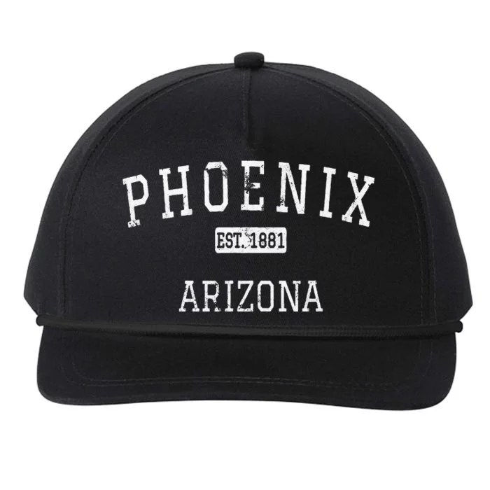 Phoenix Arizona AZ Vintage Snapback Five-Panel Rope Hat