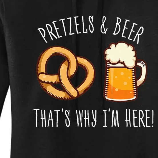 Pretzels And Beer October Outfit Beer Festival Women's Pullover Hoodie