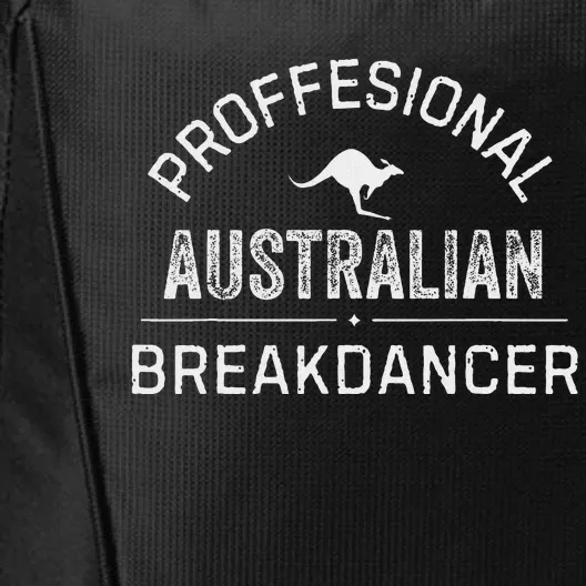 Professional Australian Breakdancer Funny City Backpack