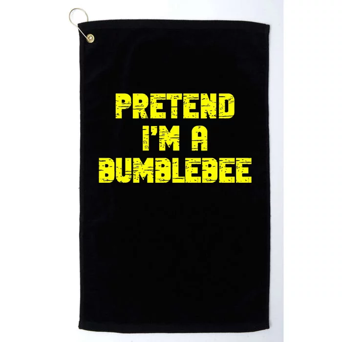 Pretend A Bumblebee Party Halloween Costume Platinum Collection Golf Towel