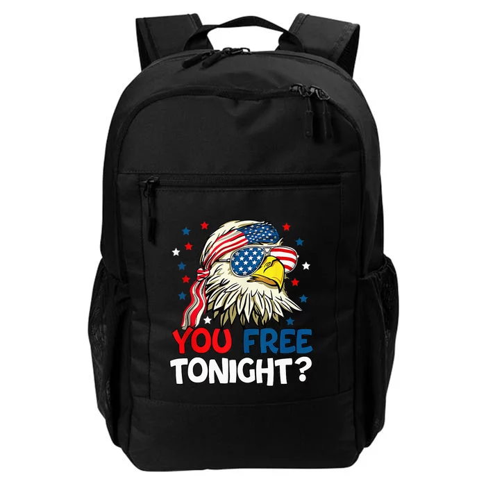 Patriotic American Bald Eagle 4th Of July You Free Tonight Daily Commute Backpack