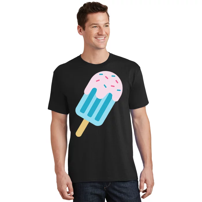 Pink And Blue With Sprinkles Popsicle T-Shirt