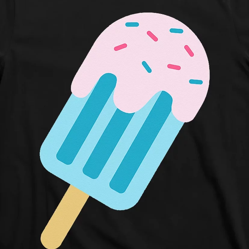 Pink And Blue With Sprinkles Popsicle T-Shirt