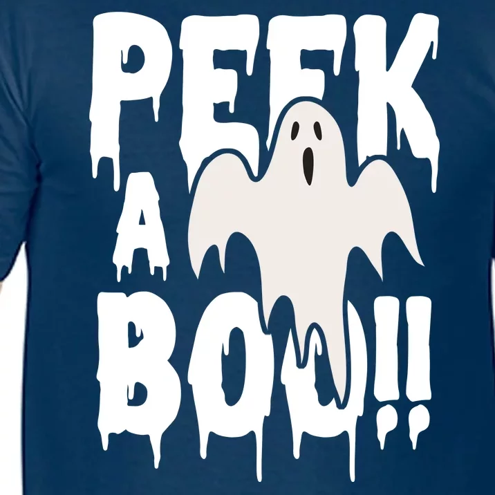 Peek A Boo Halloween Ghost Comfort Colors T-Shirt