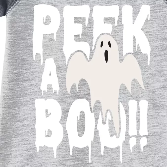 Peek A Boo Halloween Ghost Infant Baby Jersey Bodysuit