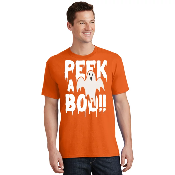 Peek A Boo Halloween Ghost T-Shirt