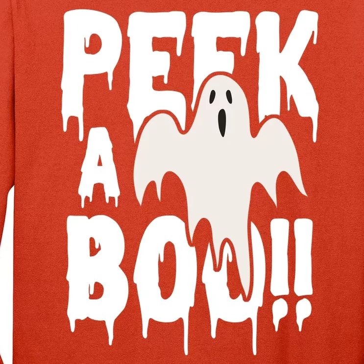 Peek A Boo Halloween Ghost Tall Long Sleeve T-Shirt