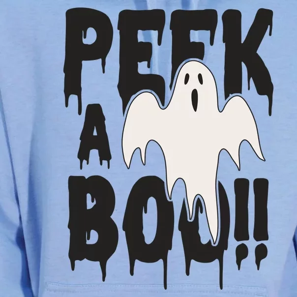 Peek A Boo Halloween Ghost Unisex Surf Hoodie