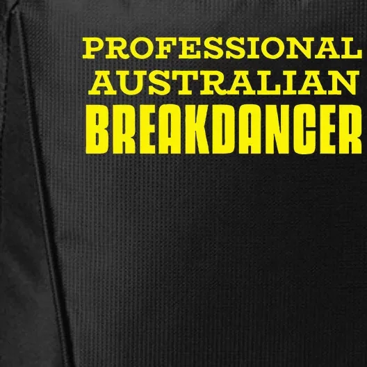 Professional Australian Breakdancer City Backpack