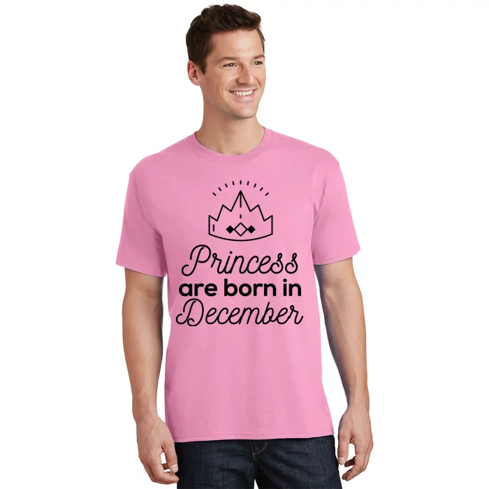 Princess Are Born In December T-Shirt