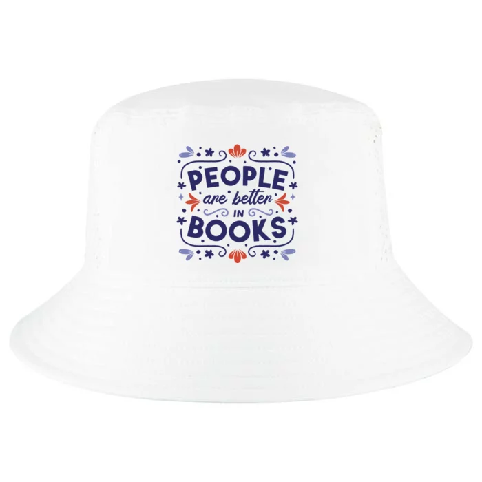 People Are Better In Books Cool Comfort Performance Bucket Hat