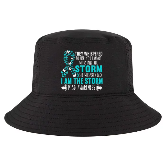 PTSD Awareness Butterfly Posttraumatic Stress Disorder Cool Comfort Performance Bucket Hat