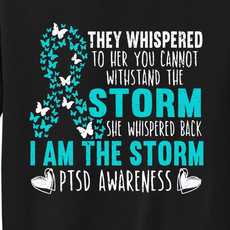 PTSD Awareness Butterfly Posttraumatic Stress Disorder Sweatshirt