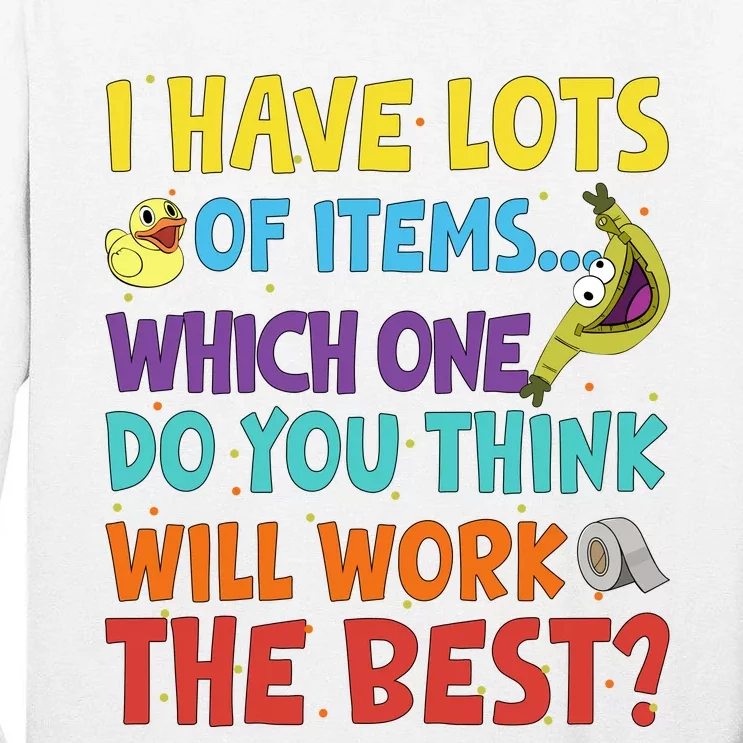 Pouchy And Bloofy I Have Lots Of Item Which One Do You Think Will Work Tall Long Sleeve T-Shirt