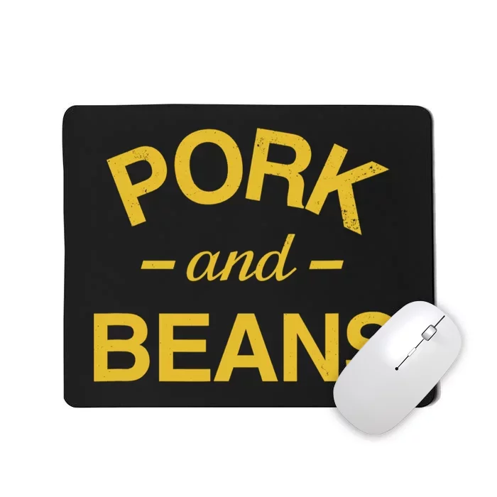 Pork And Beans Funny Trash Food Mousepad