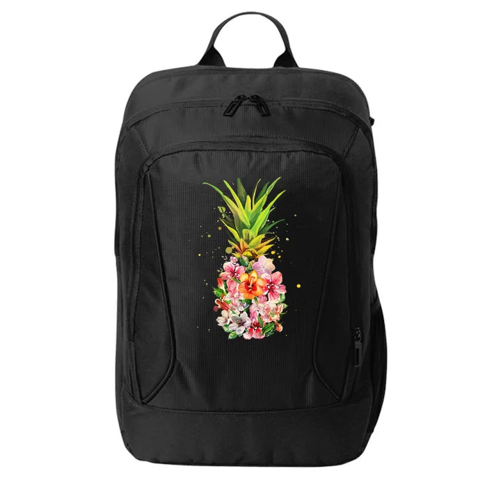 Pineapple Aloha Beaches Hawaiian Flowers Hawaii Summer Gifts City Backpack