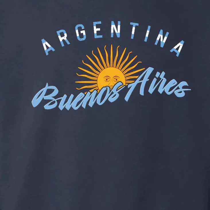 Proud Argentinian Buenos Aires Fan Argentina Country Descent Toddler Hoodie