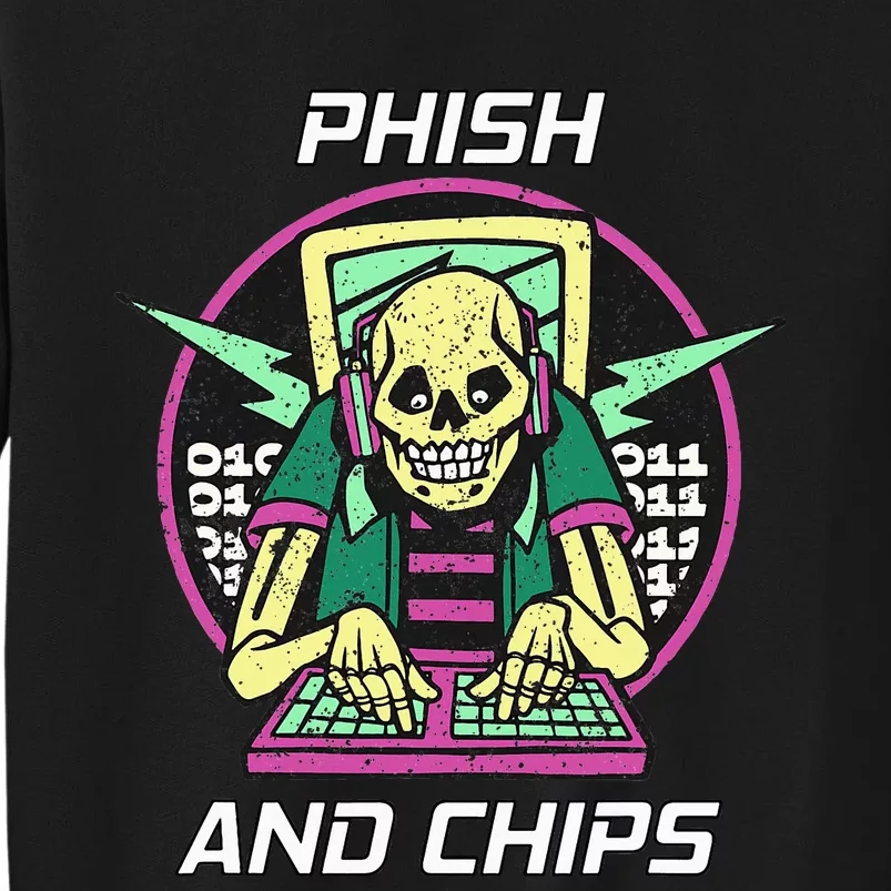 P.H.I.S.H And Chips Funny Hacker Sweatshirt