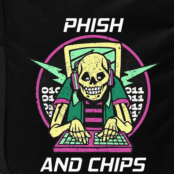 P.H.I.S.H And Chips Funny Hacker Impact Tech Backpack