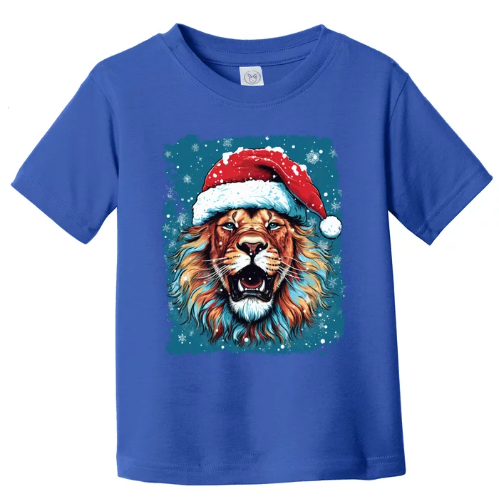 Pop Art Christmas Lights Lion Gift Toddler T-Shirt