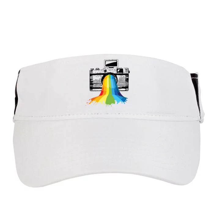 Photography Art Camera Rainbow Photographer Gift Adult Drive Performance Visor