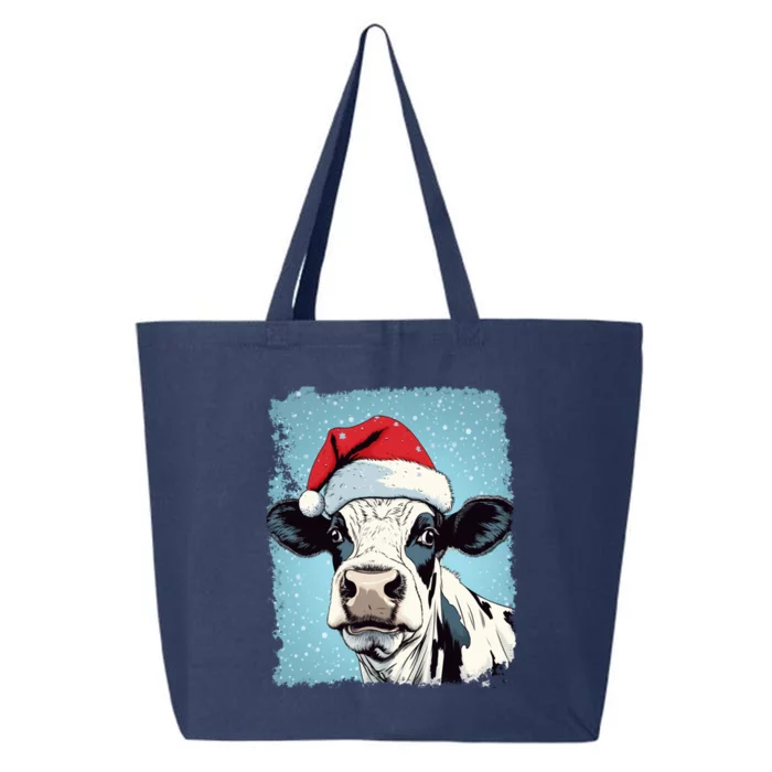 Pop Art Colorful Cow Christmas Gift 25L Jumbo Tote