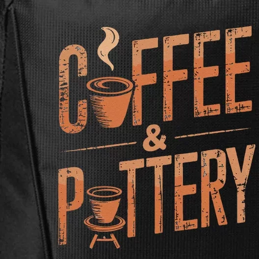 Pottery And Coffee Ceramic Artist City Backpack