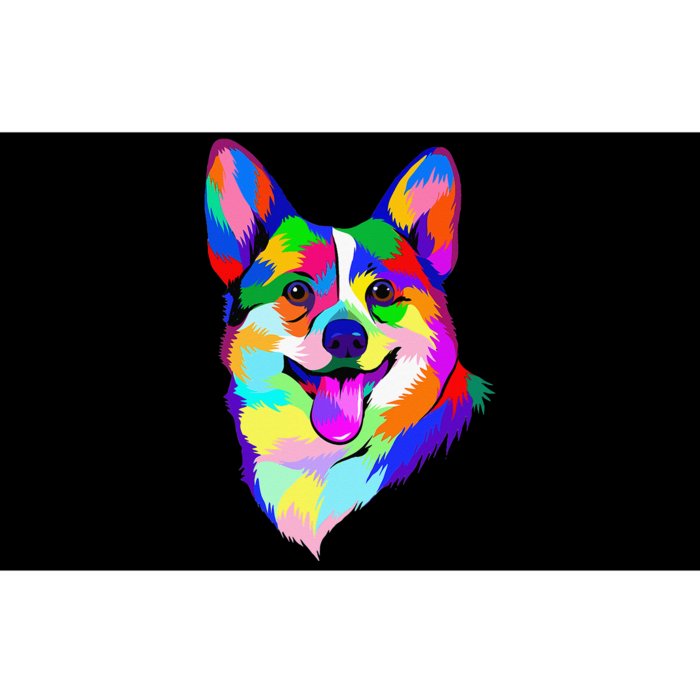 Pop Art Corgi Dog Lovers Owner Breeders Enthusiasts Bumper Sticker