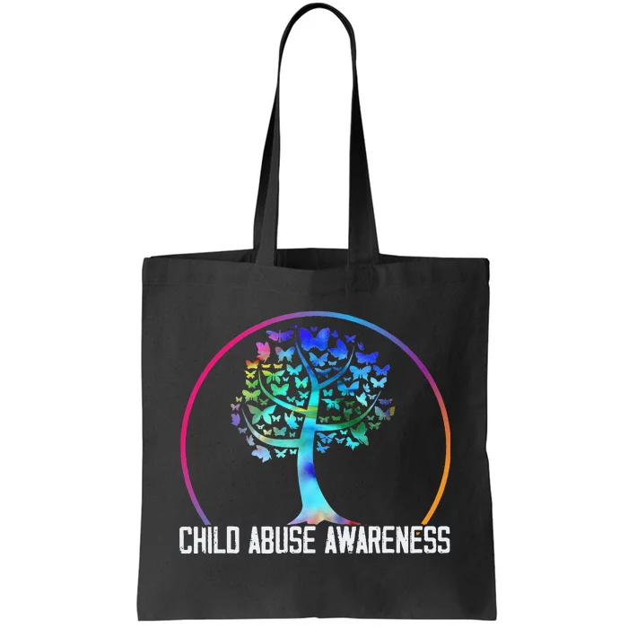 Protect All Child Abuse Prevention Awareness Month Tote Bag