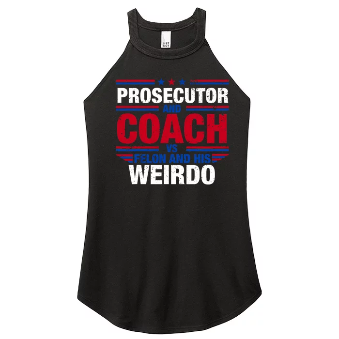 Prosecutor And Coach Vs Felon And His Weirdo Harris Waltz Women’s Perfect Tri Rocker Tank