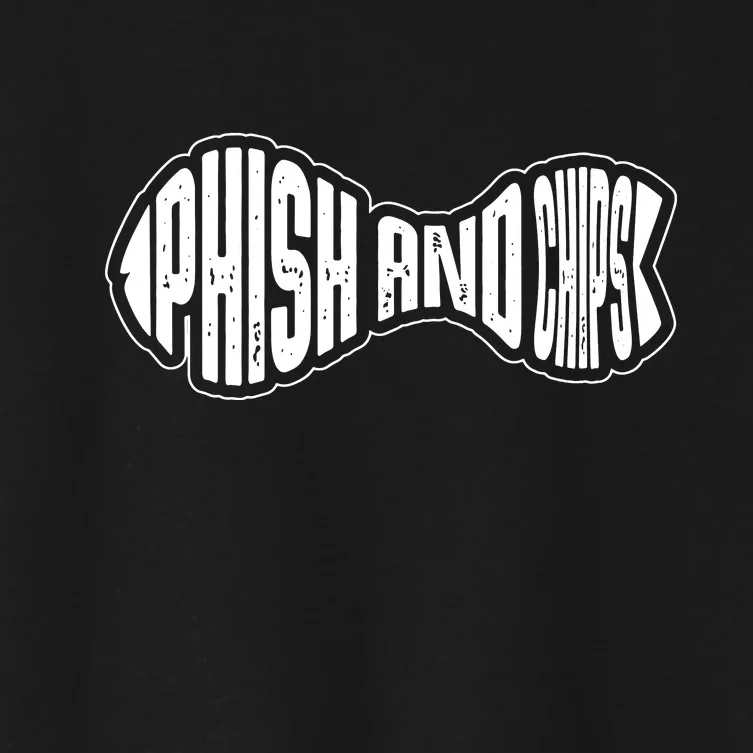 Phish And Chips, Hacker Women's Crop Top Tee