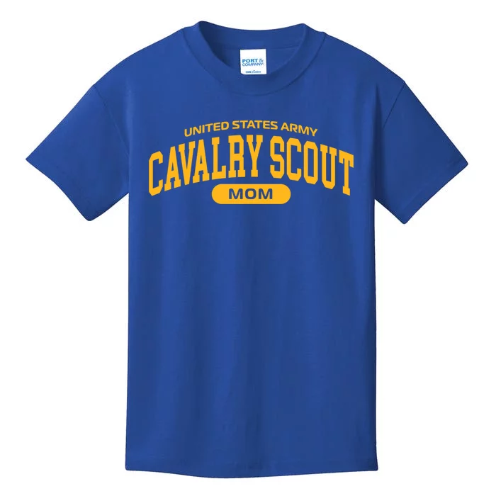 Proud Army Cavalry Scout Mom Gift Kids T-Shirt