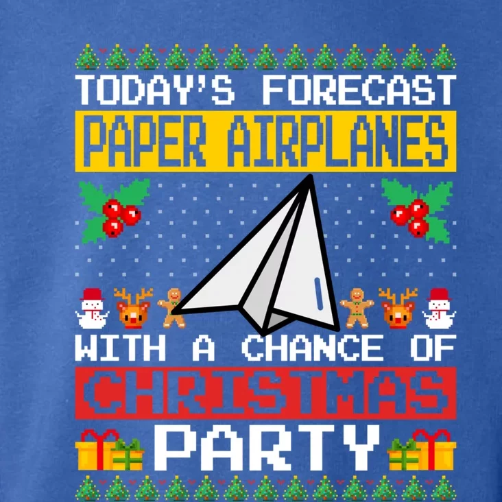 Paper Airplanes Christmas Party Origami Lover Ugly Xmas Gift Toddler Hoodie