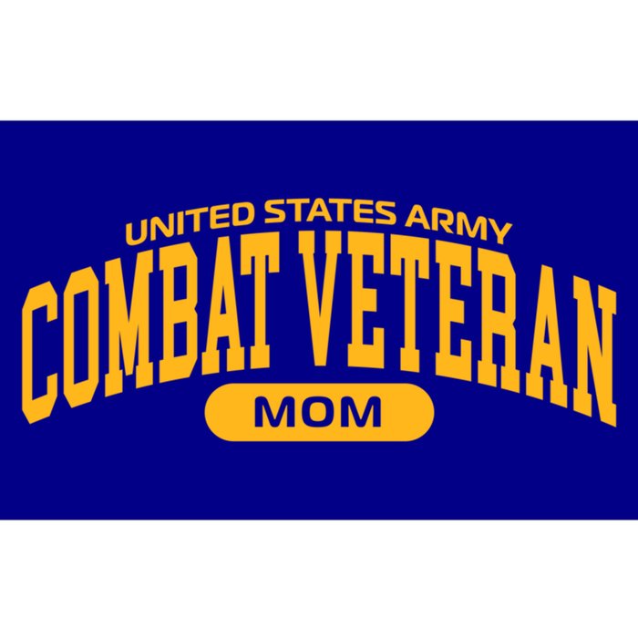 Proud Army Combat Veteran Mom Gift Bumper Sticker