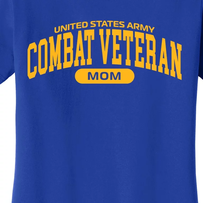 Proud Army Combat Veteran Mom Gift Women's T-Shirt