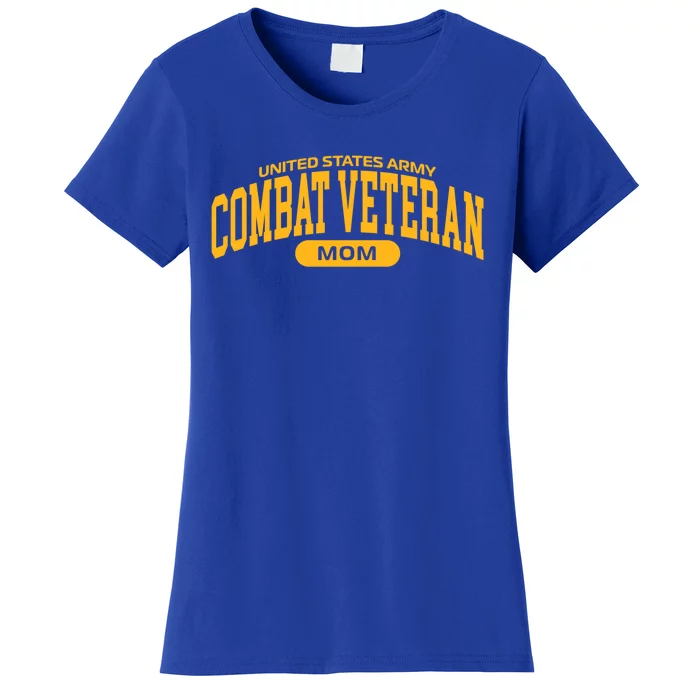 Proud Army Combat Veteran Mom Gift Women's T-Shirt