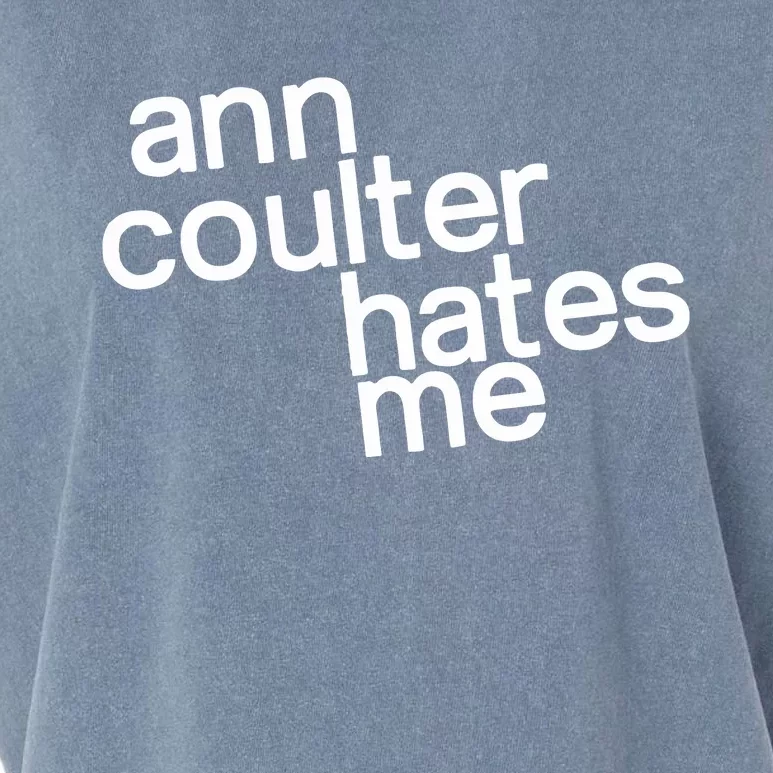 Popculturetees Ann Coulter Hates Me Garment-Dyed Women's Muscle Tee