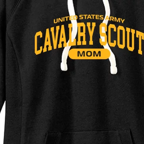 Proud Army Cavalry Scout Mom Cute Gift Women's Fleece Hoodie