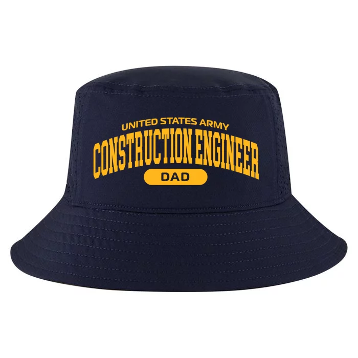 Proud Army Construction Engineer Dad Great Gift Cool Comfort Performance Bucket Hat