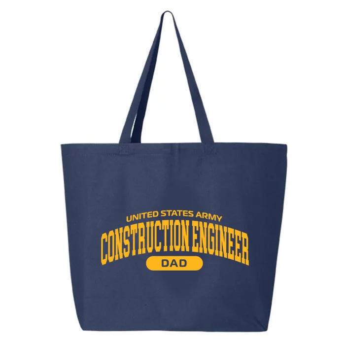 Proud Army Construction Engineer Dad Great Gift 25L Jumbo Tote