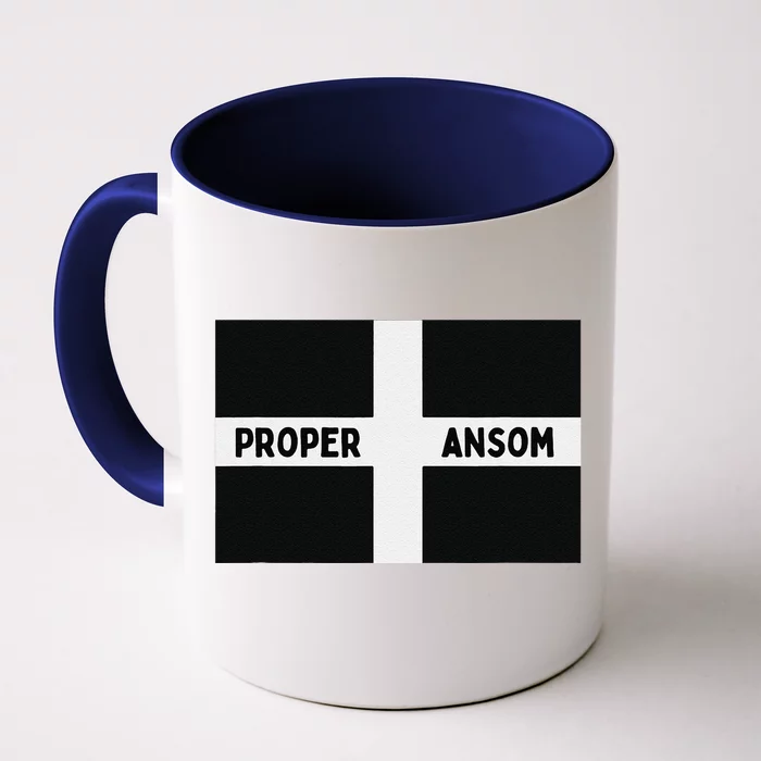 Proper Ansom Cornish Saying Cornwall Front & Back Coffee Mug