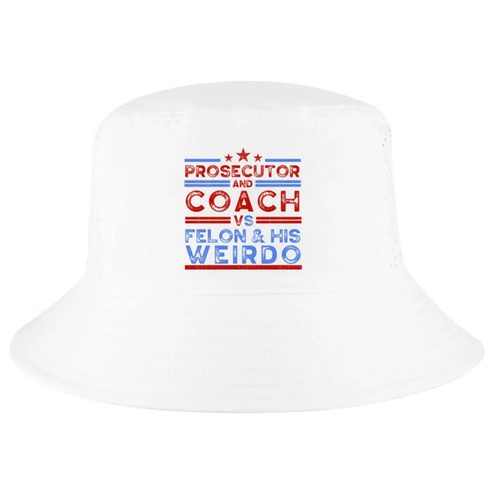 Prosecutor And Coach Vs Felon And His Weirdo Cool Comfort Performance Bucket Hat