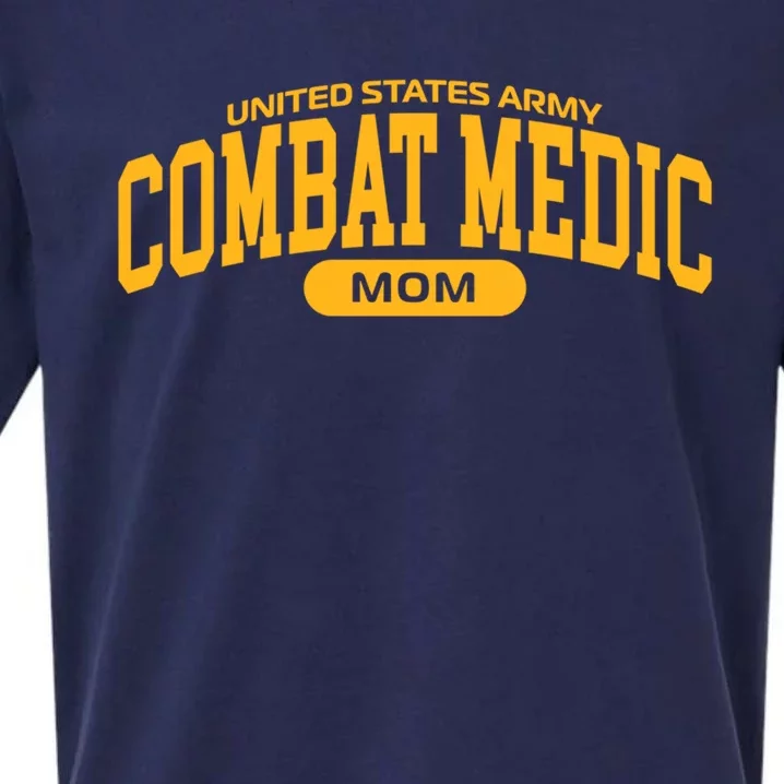 Proud Army Combat Medic Mom Cute Gift Sueded Cloud Jersey T-Shirt