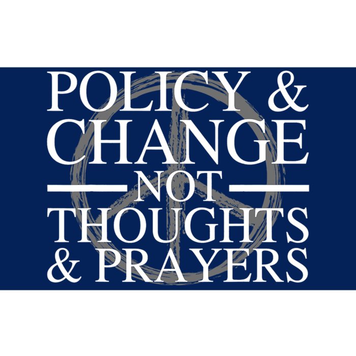 Policy And Change Not Thoughts Prayers End Gun Violence Bumper Sticker