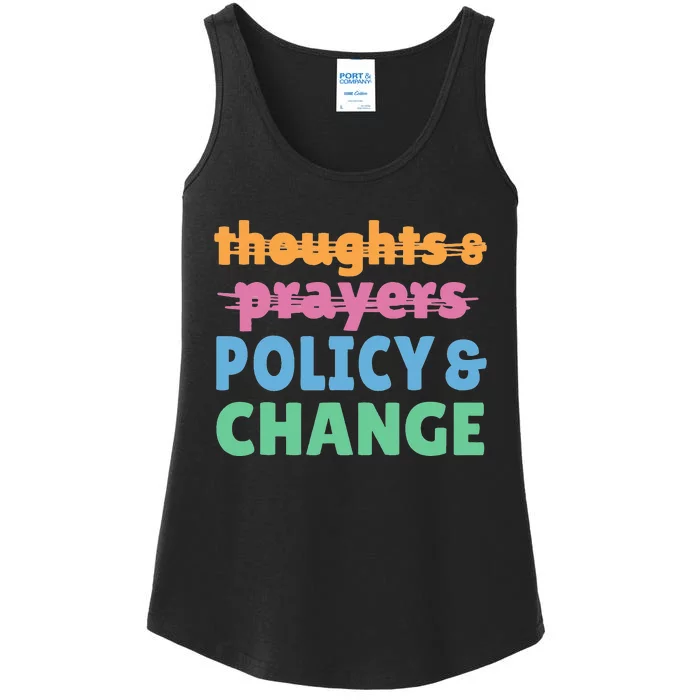 Policy and Change  Policy and Change Ladies Essential Tank