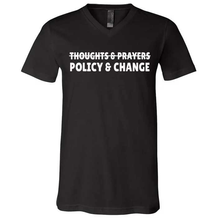 Policy and Change  Policy and Change V-Neck T-Shirt