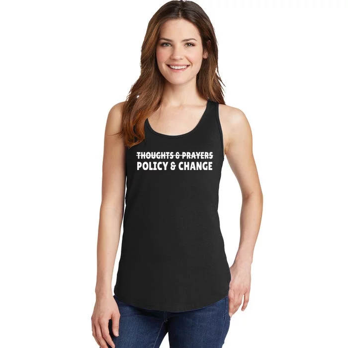 Policy and Change  Policy and Change Ladies Essential Tank